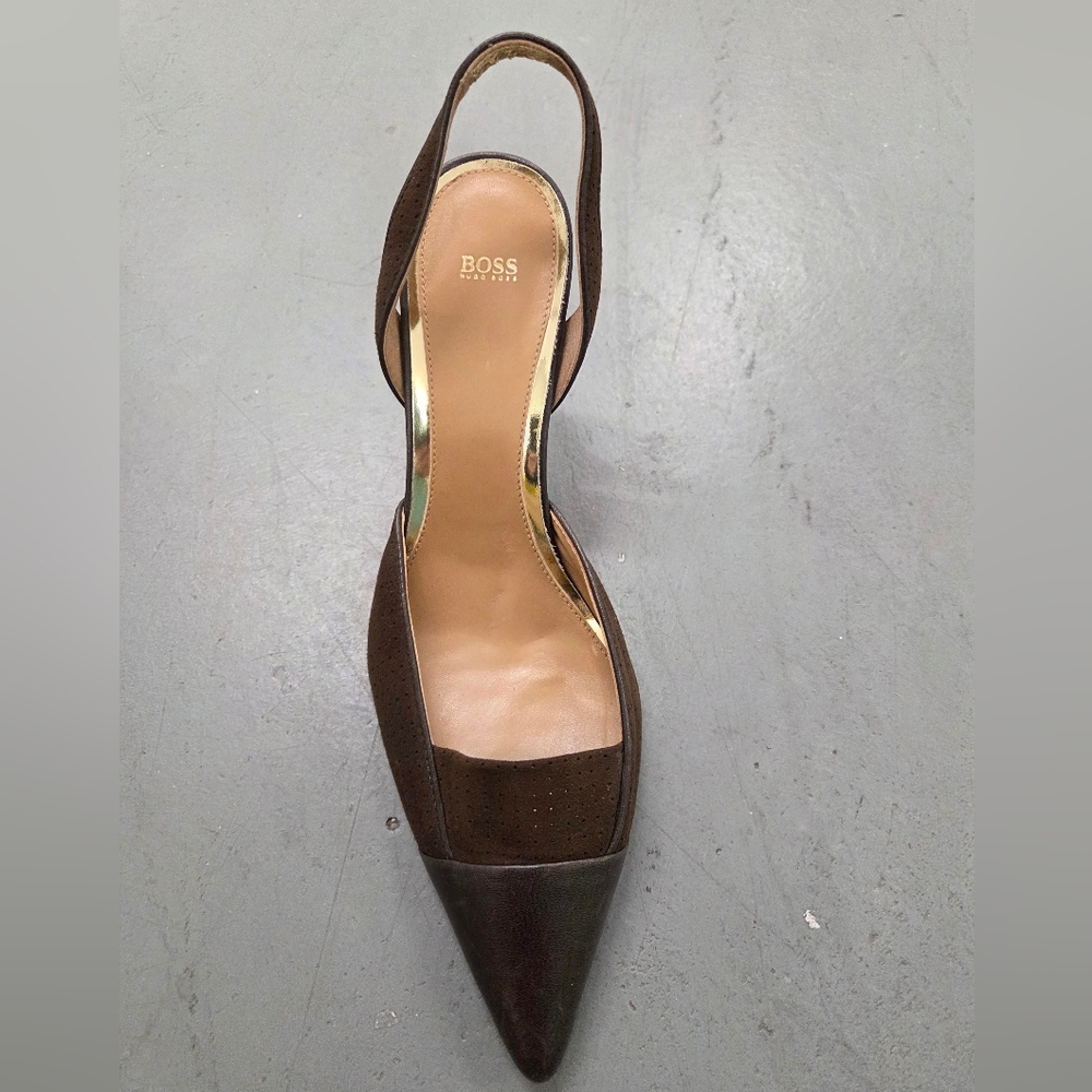 Boss Women's Chic Dark Brown Heels